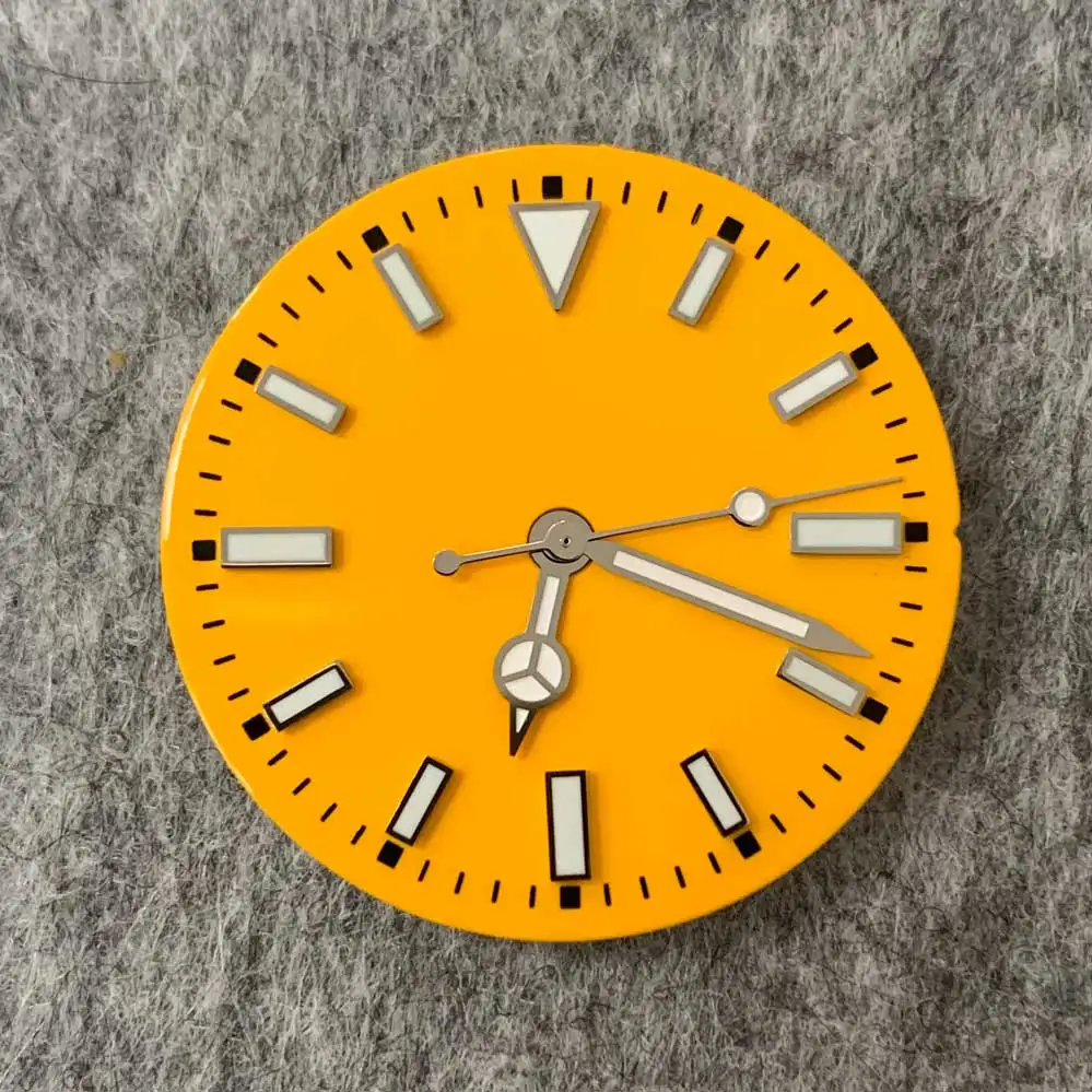 NH35 لون غير خاضعة للرقابة 29 مم قرص معقم، أخضر مضيء، مناسب لحركات NH35/36 واليابانية 8215 #6