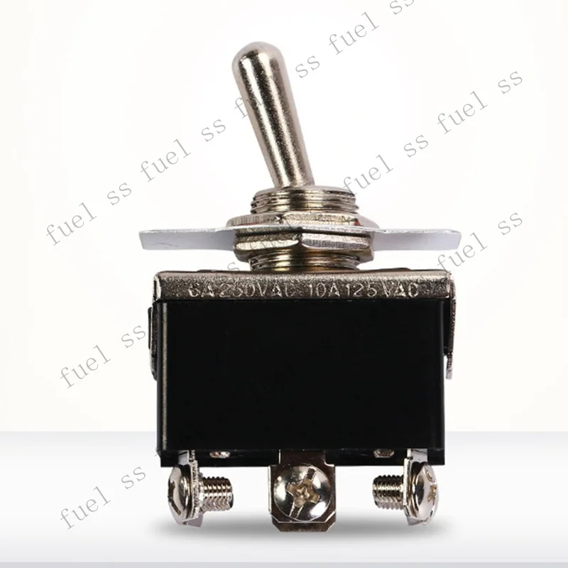 S+ Metal Toggle Switch with Screw Terminal Double Pole Center Off 20A 12V Car