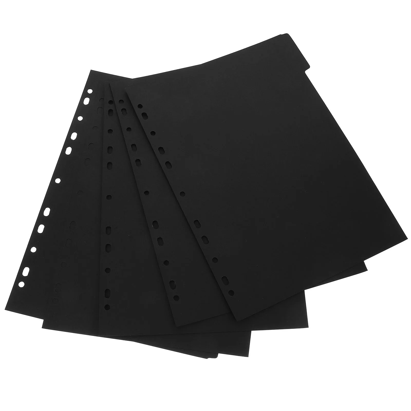 5 fogli divisori per raccoglitori per notebook A4 pennarelli staccabili divisori per carta indice etichette classificate per raccoglitore per notebook blocco note