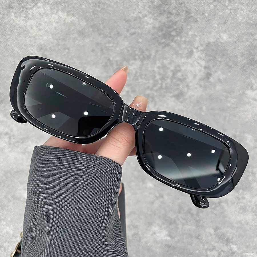 28PCS Small Rectangle Pattern Sunglasses Women New Model Casual Beach Fashion Colorful Unisex Eyewear Vintage Brand Designer