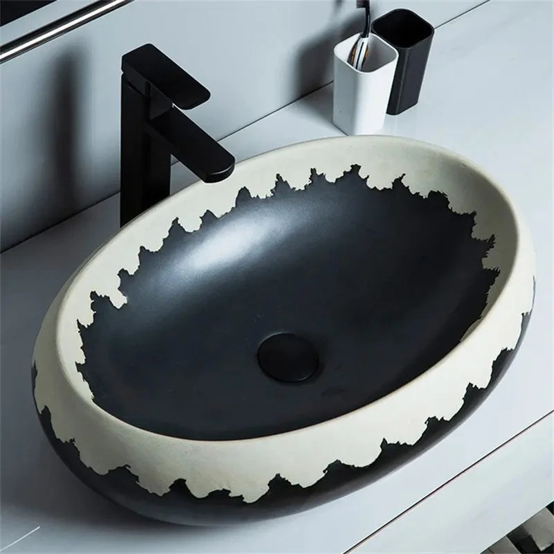 Basin Household Single Basin Modern Minimalist Bathroom Sinks Bathroom