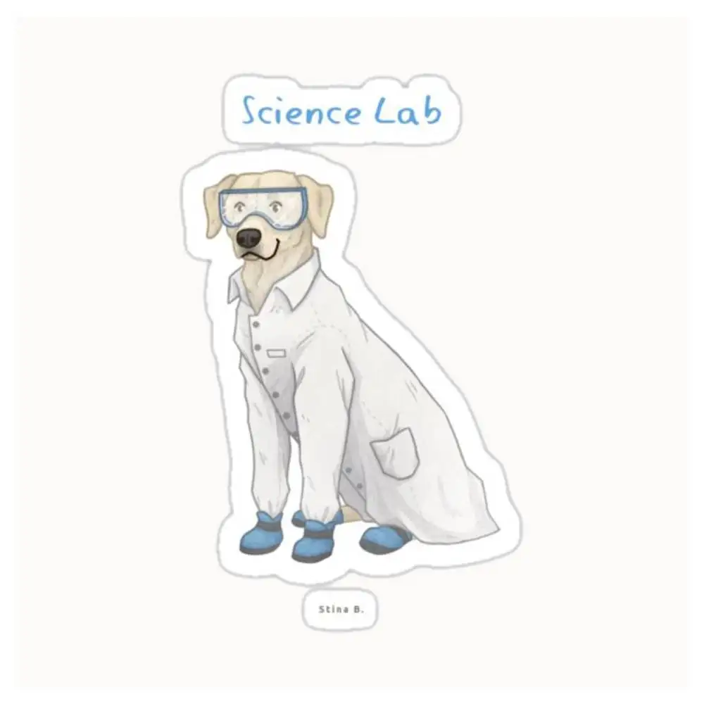 Science Lab Waterproof Stickers For Decorating Car Windows Motorcycles And Computers.
