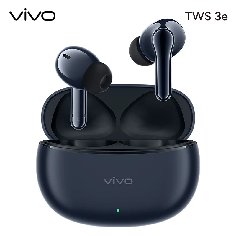 

Vivo TWS 3e Earphones Wireless Bluetooth 5.3 Earbuds Active Noise Cancellation Headphones DeepX 3.0 Stereo Effect HiFi Headset