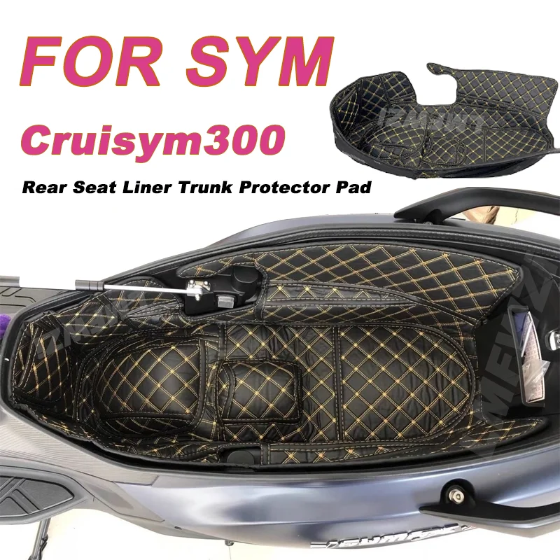 For SYM Cruisym 300 Motorcycle Storage Box Seat Bucket Lining Pad Protector Accessories