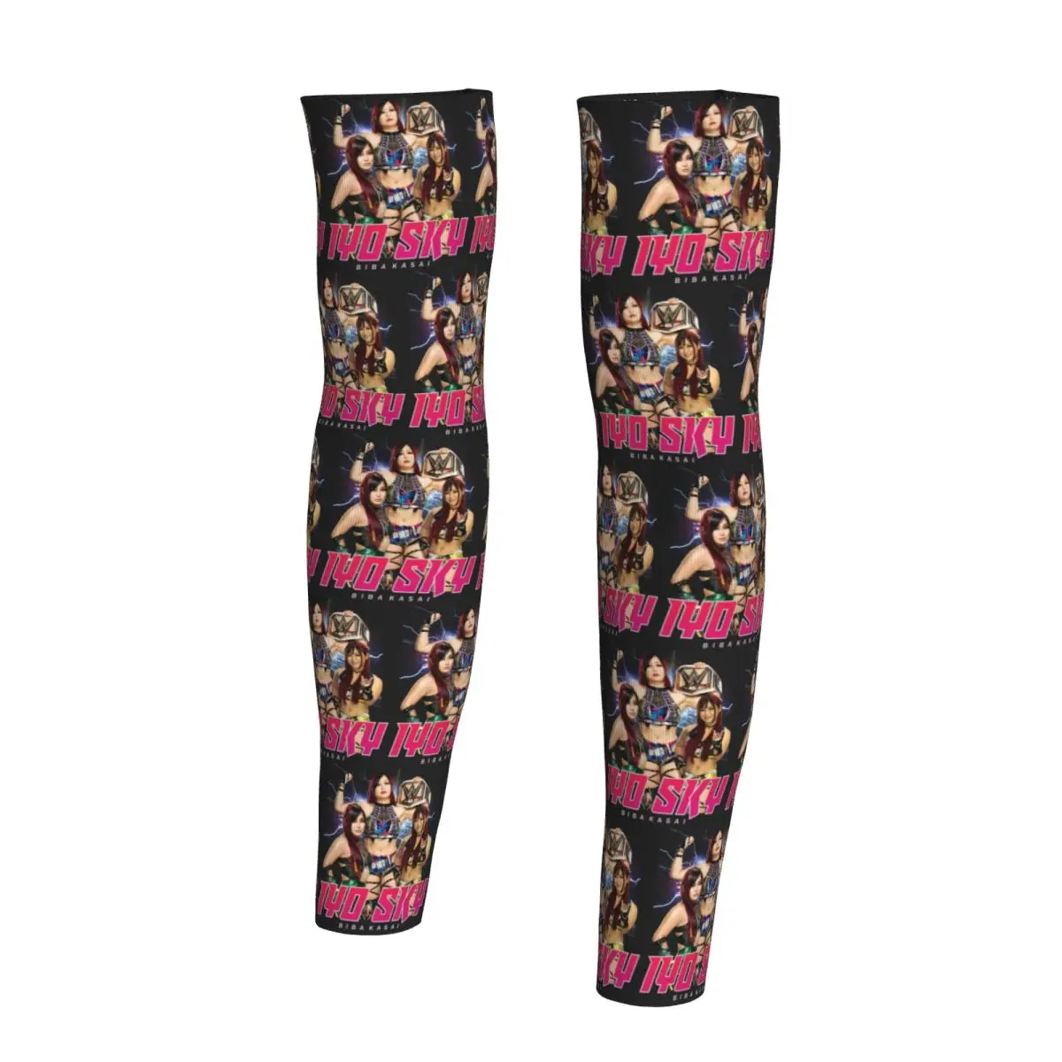 Iyo Небо Рукава Мужчины Женщины Солнце УФ-защита Татуировки Прикрытие Спорт Охлаждение Велоспорт