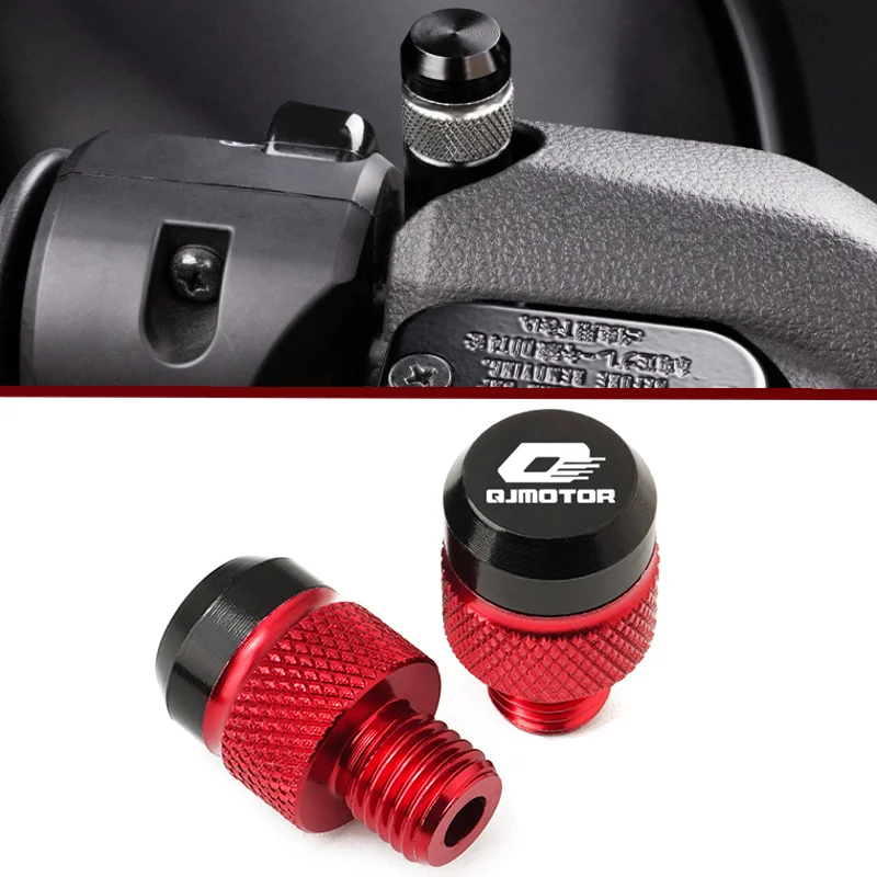 

Новинка для QJMOTO QJ SRT 800 800X 800SX SVT 650 X SRT700 SRT 800 700 650 550 Аксессуары M10 * 1,25 Заглушки для зеркал с ЧПУ Винты Болт