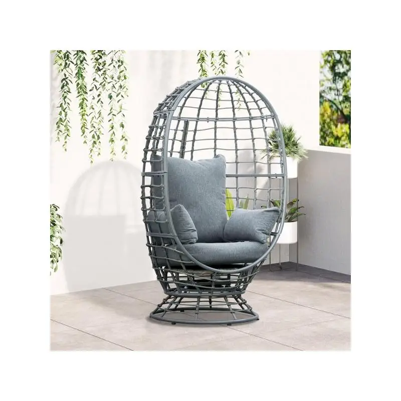 

Stylish Modern Egg Chair - Comfortable & Unique Design for Living Room, Office, or Patio
