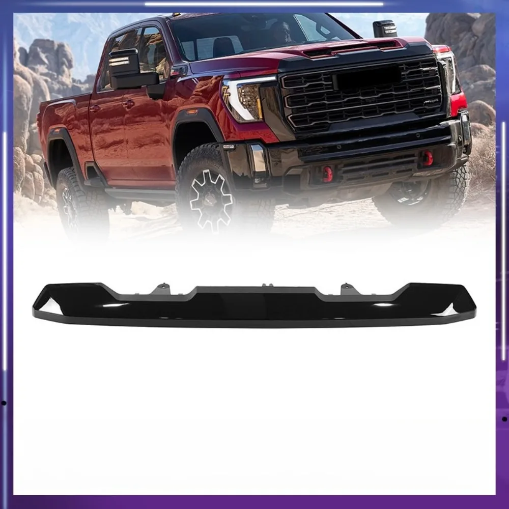 

Fit 2020-2023 GMC Sierra 2500 3500 HD Front Top Grille Hood Molding Trim Black