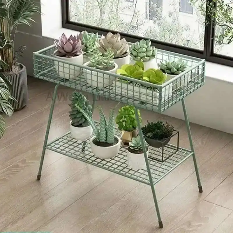 

Metal Flowers Plant Stand Indoor Patio White Luxury Plant Stand Black Adjustable Estanterias Para Plantas Balcony Furniture