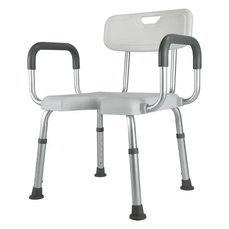 Exquisite Multi-functional Solid Elderly Bath Chair Foldable Bathroom Bath Stool Non-slip Sitting Stool Patient Bath Chair