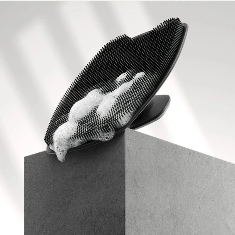 ซิลิโคนนุ่ม Exfoliating Brush Cleanser คู่มือ Body Cleansing Scrubber อาบน้ํานวดอ่อนโยนแปรงอาบน้ําสําหรับชาย