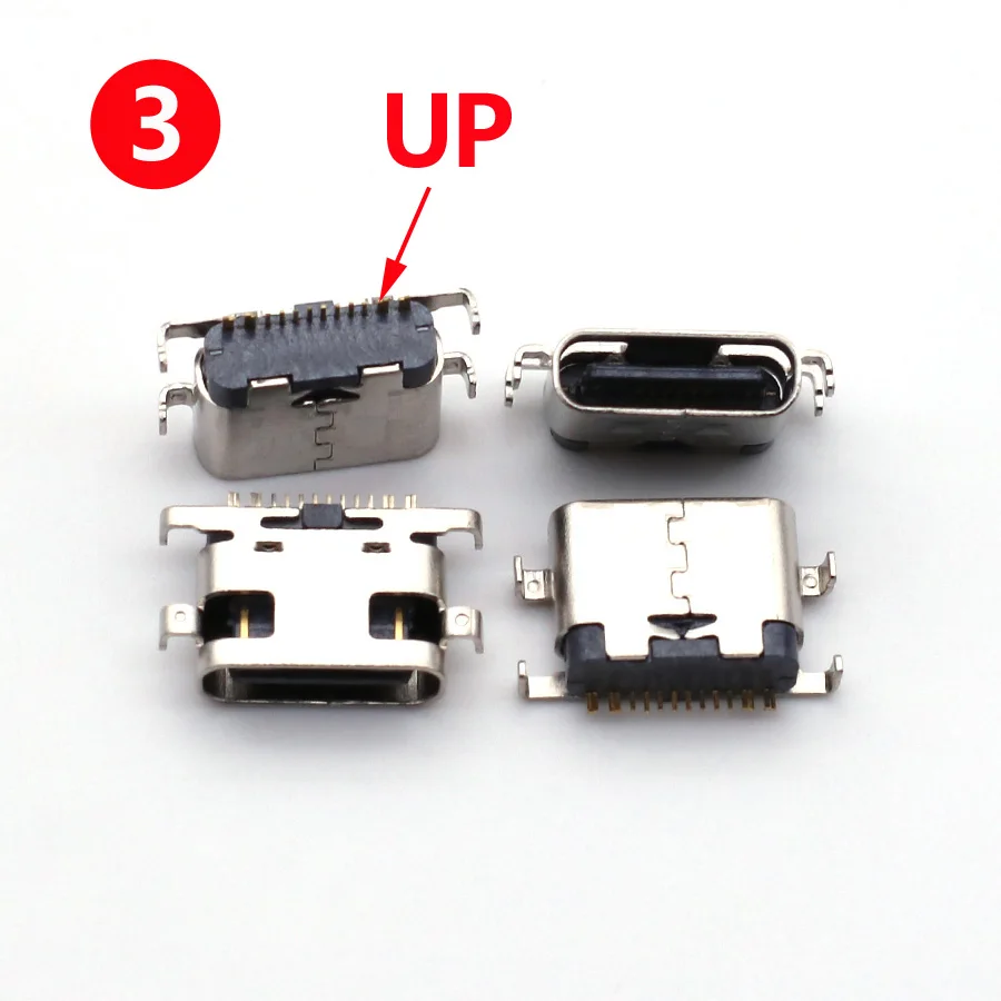 5Pcs 12Pin USB Charger Port Plug Dock Charging Jack Connector For Lenovo Tablet S5 K520 TB-X605F X605L X605F X605M X705 Type C
