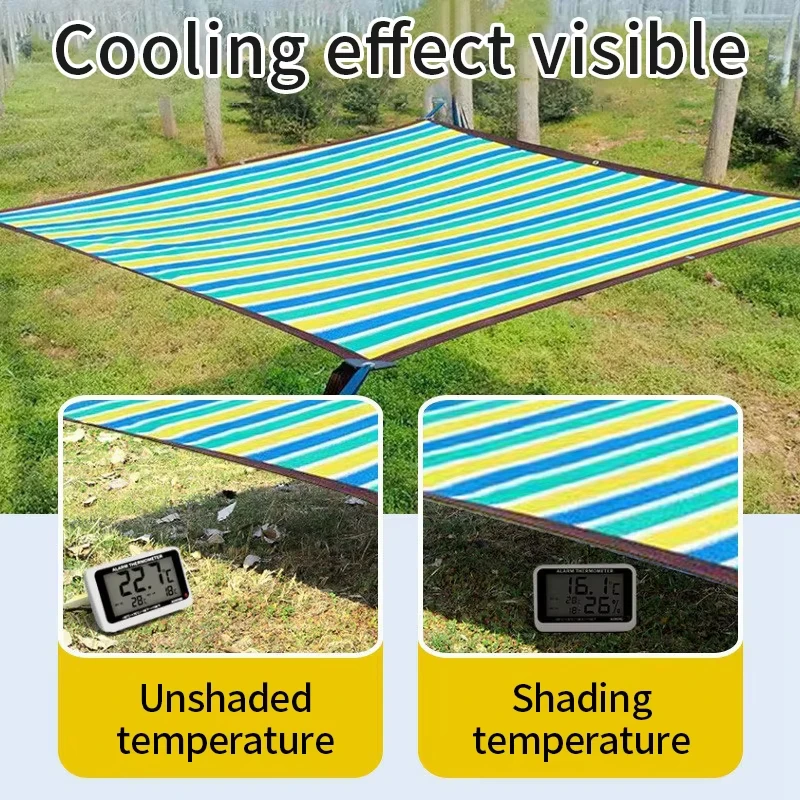 

Sunshade Net UV Protection Sunshade Outdoor Terrace Shade membrane Garden Awning Tent Sunscreen Mesh Net