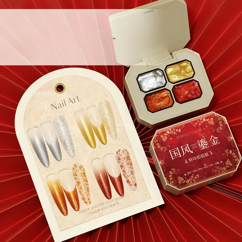 

Gold Stamping Gel Nail Art Patting Glue Fast Patting Gradient Blusher Painting Gel Soak Off UV LED Nail Varnish for DIY Manicure