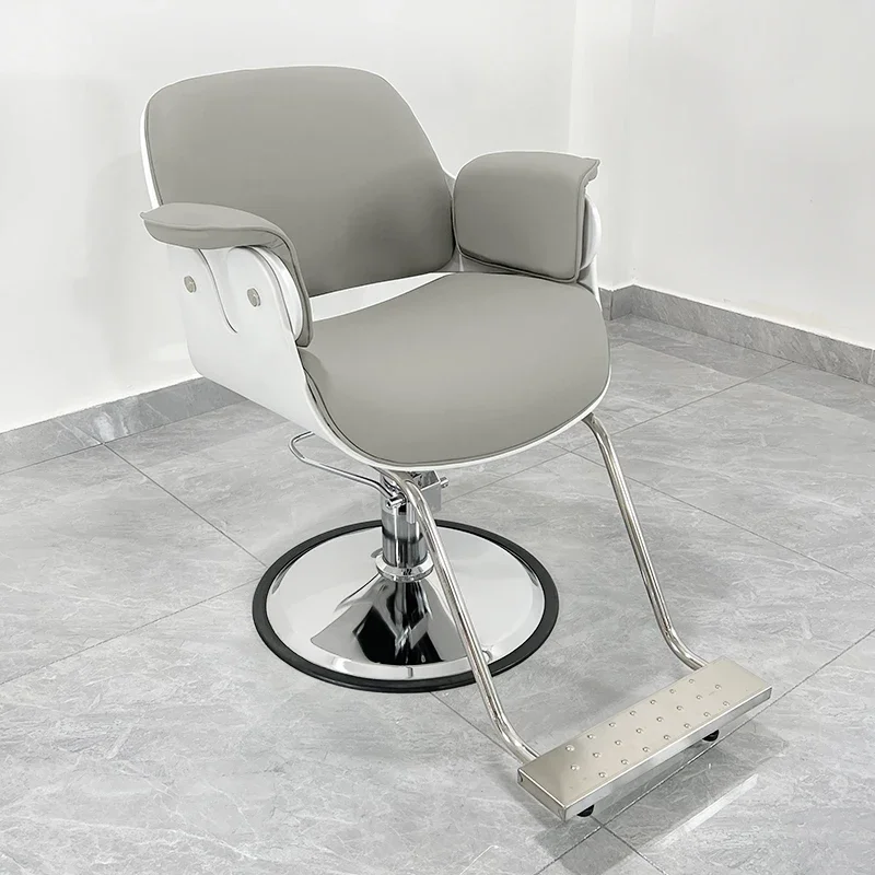 Kosmetische Luxus Friseurs tühle Hocker Maniküre Friseur Schönheit Friseurs tühle ästhetische Silla de Barberia Friseur möbel