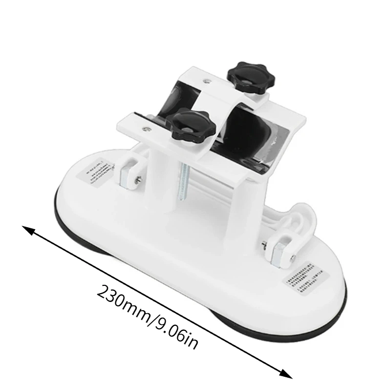 Hands-Free Massage Gun Holder with Double Suction Base, Adjustable Fascia Gun Mount for Muscle Recovery and Fitness Relaxation