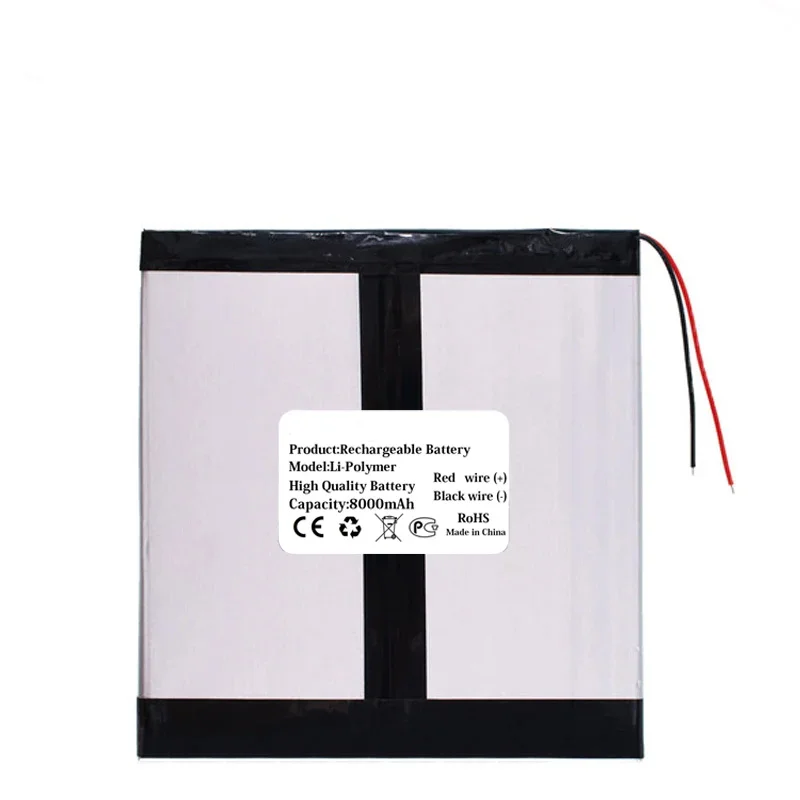 New 3.8V 8000mAh Li-Polymer Tablet PC Battery For Meberry M7 2 Wire+Tools