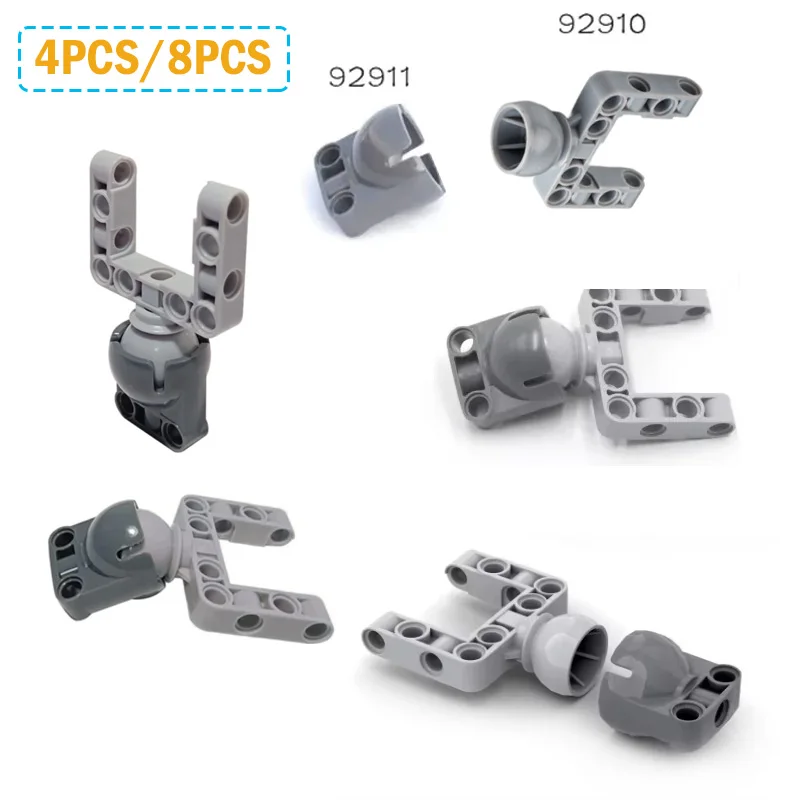 92911 نموذج هيكل العجلة العالمية أجزاء اللبنات مع رافعة التحكم 92910 تجميع تكنولوجيا الطوب اللعب الملحقات