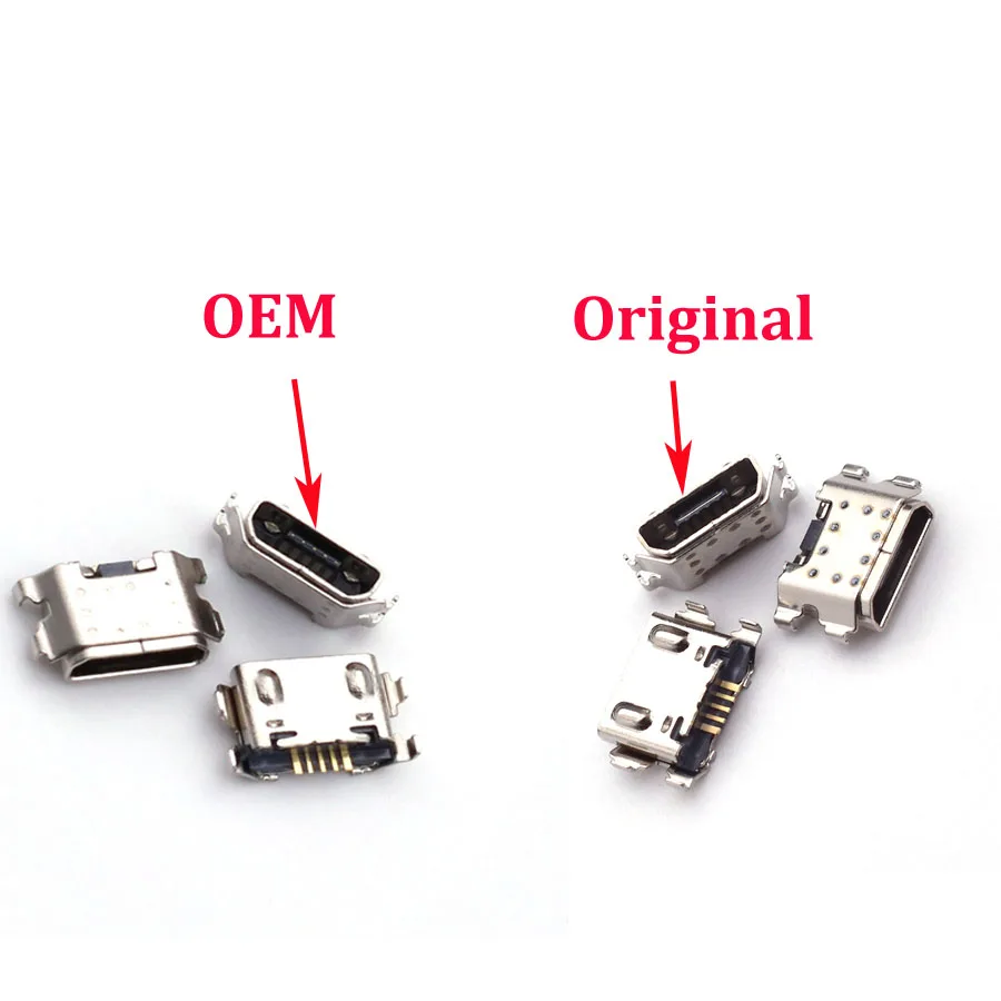 

50-100Pc Micro Usb Dock Charging Connector For Samsung Galaxy A01 A015F DS A015V/M01 M015 M015F/A03 Core/A032F Charger Jack Port