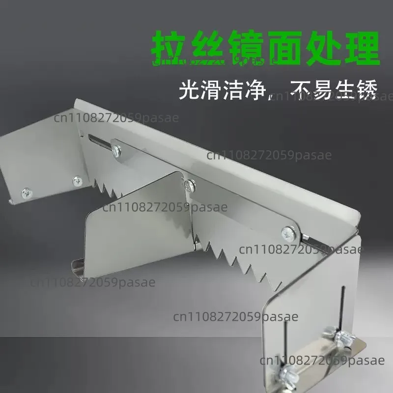 Tile Grout Tool for Stainless Steel Grooving, Tile Adhesive Applicator for Thin-Set Tiling, Extendable Tile Installation Tool