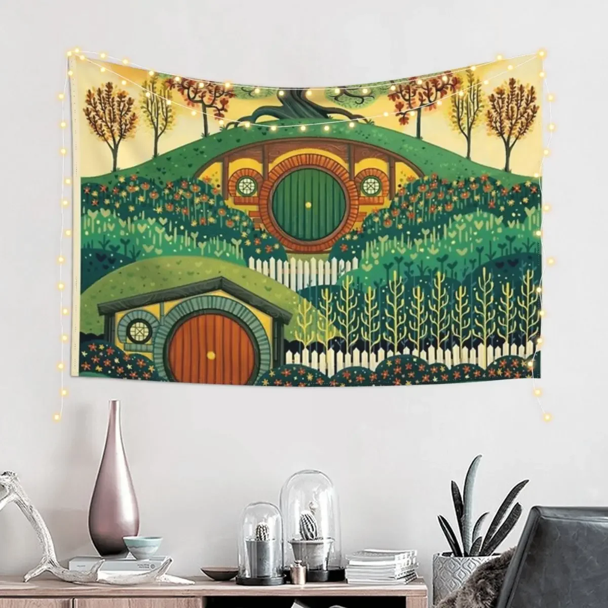 Visit the Shine - Hobbiton Tapestry Wall Decorations Wall Decor Tapestry