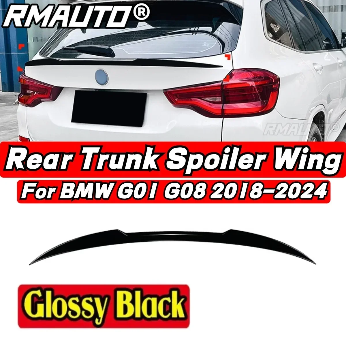 

BMW G01 Car Rear Roof Spoiler Body Kit Car Rear Spoiler Wing For 2017 2018 2019 2020 2021 2022 2023 BMW X3 G01 Car Accessories