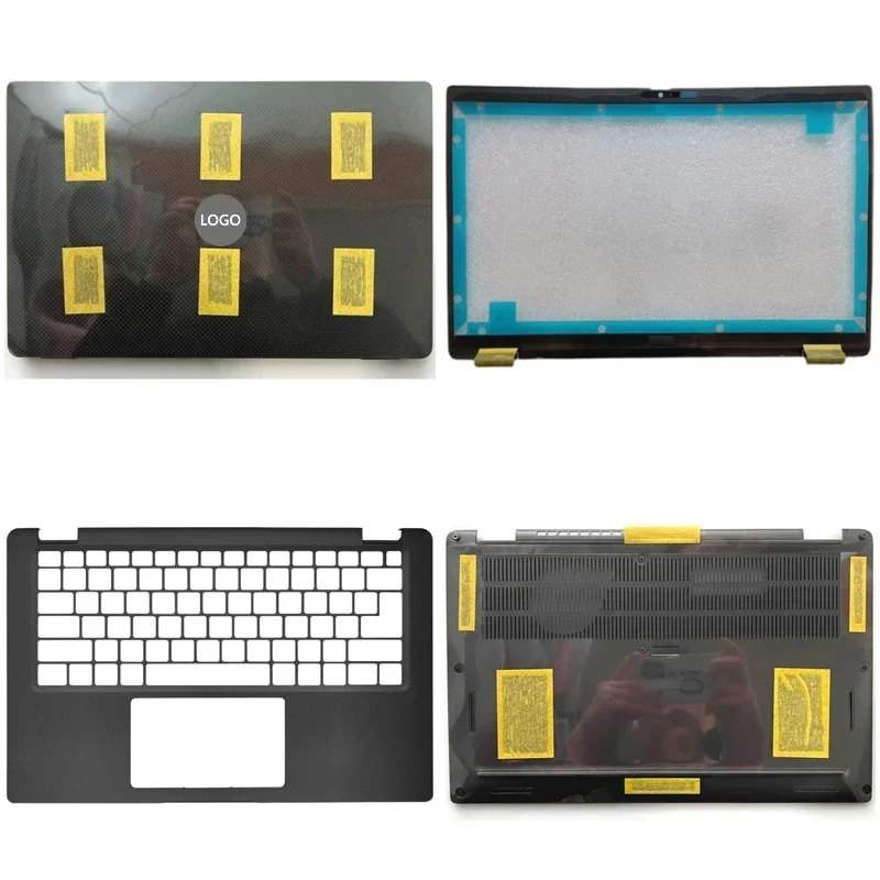 New Laptop Case for Dell Latitude 7410 E7410 LCD Back Cover Front Bezel Upper Palmrest Bottom Base Case Keyboard Hinges