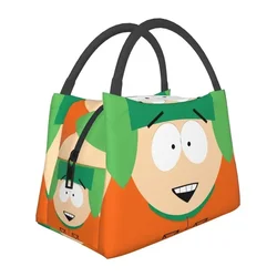 Film comici animati borse per il pranzo isolate SouthPark per le donne borsa termica per il pranzo portatile per il raffreddamento del viso grande