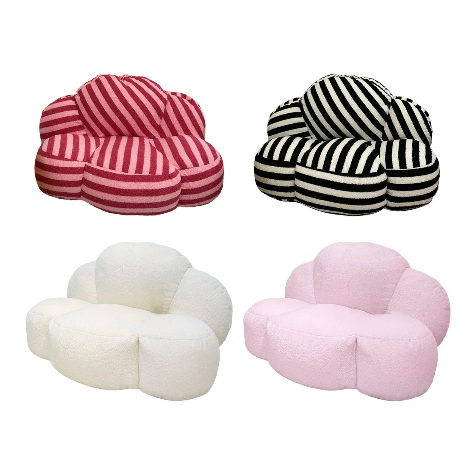 

Lazy Sofa Flower Shaped Portable Floor Chair for Reading Playroom Bedroom