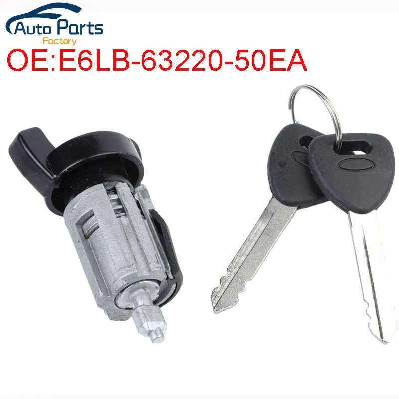 

New Ignition Lock Cylinder & 2 Keys For Ford Mercury 1987-1994 E6LB-63220-50EA E6LB6322050EA