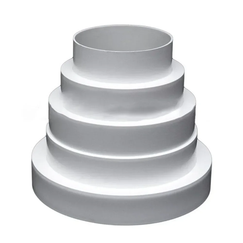 1PCS 80-150mm Pipe ABS Plastic Duct Reducer Extractor Fan Pipe Connector Onnection With Air Ducts For Range Hood Exhaust Duct