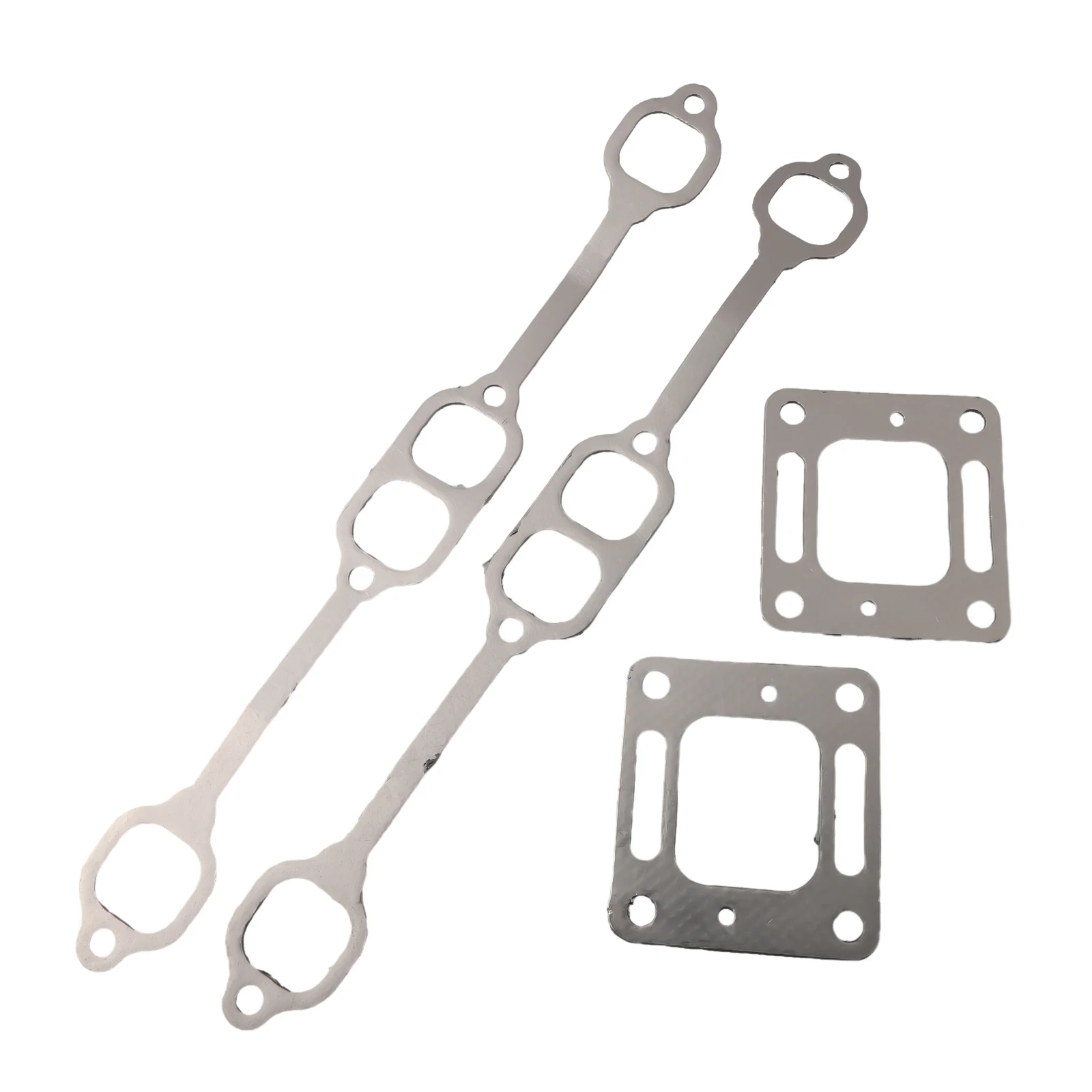 For /Exhaust /Gasket Kit Manifold Riser Block For Mercruiser 5.0 5.7 350 Mag V8 Engine Boat Parts Replacement Accessories