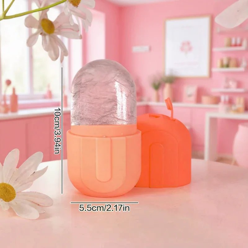 Gezichtskoud kompres ijsroller voor gezicht en ogen Schoonheidsmassage Siliconen ijsvorm Koeling en verstevigend gezichtsverzorgingshulpmiddel