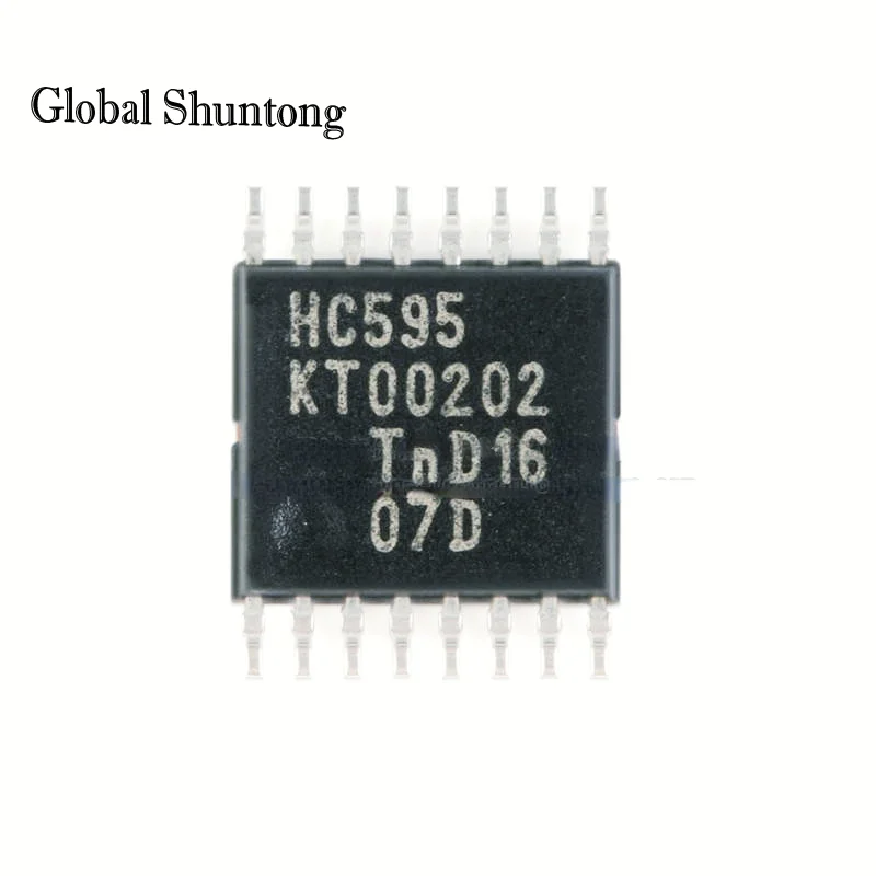 5Pcs/Lot 74HC595PW,118 Marking HC595 TSSOP-16 serial or parallel-out shift register with output latches