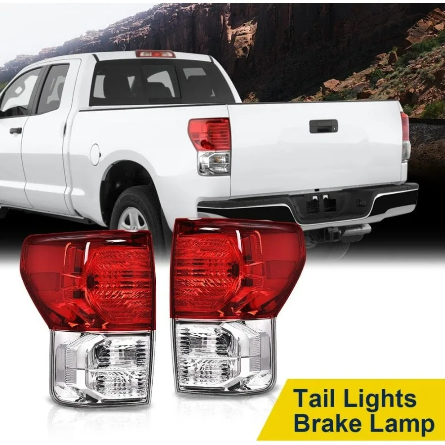 مجموعة المصابيح الخلفية للمصابيح الخلفية متوافقة مع Tundra 2007 2008 2009 2010 2011 2012 2013 يسار يمين مع سلك تسخير للمركبة
