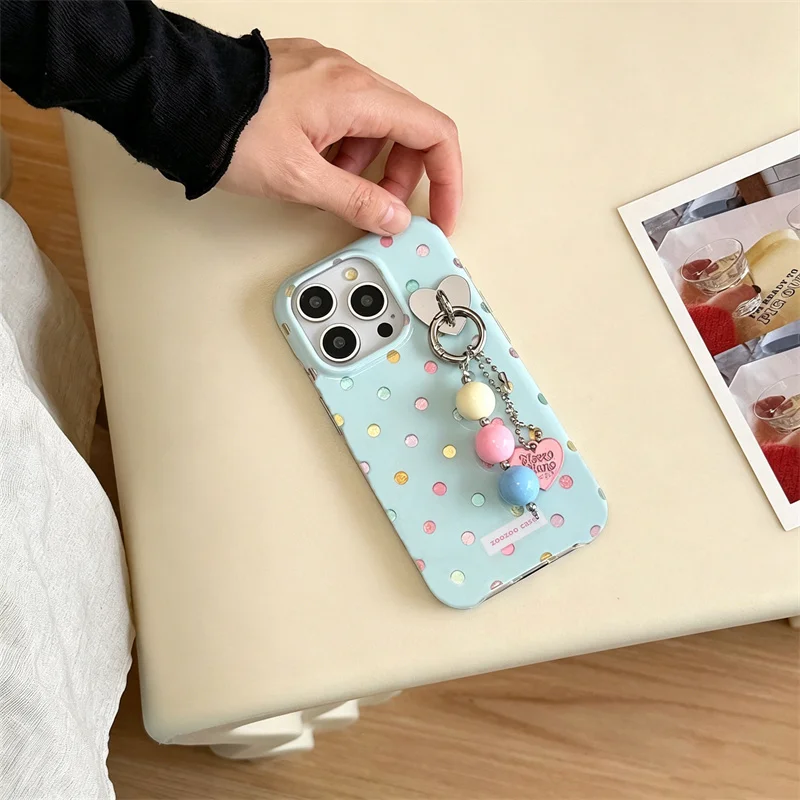Coque de téléphone compatible avec iPhone |   Nine Palace Grid Dot Strawberry |   Motif glacier |   Cadeau pour un ami |   11 12 13 14 15 16 17 Pro Max