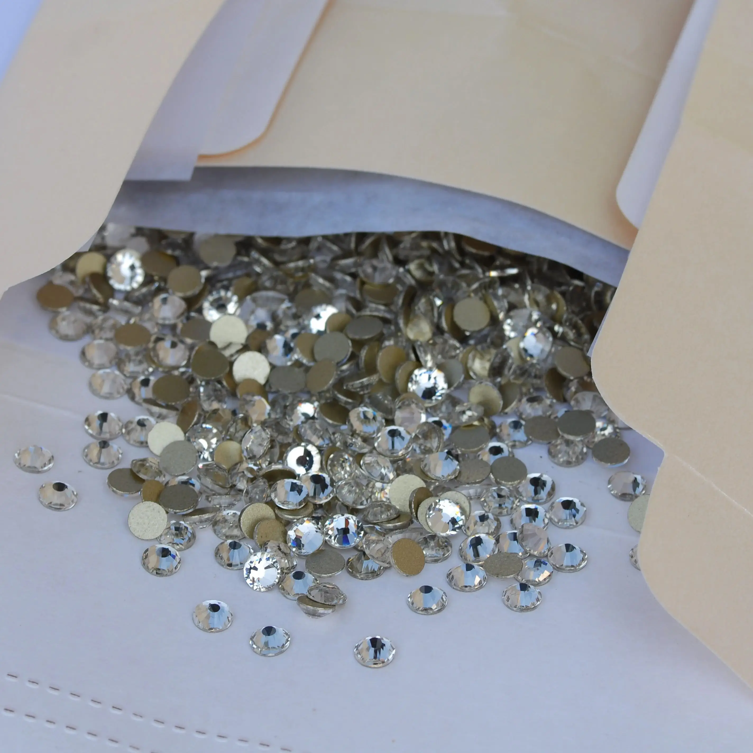 YANRUO 2058NoHF SS3-SS50 Crystal Non Hotfix Nails Art Rhinestones Flatback Rhinestones Sewing Nails Decor For Accessories Fabric