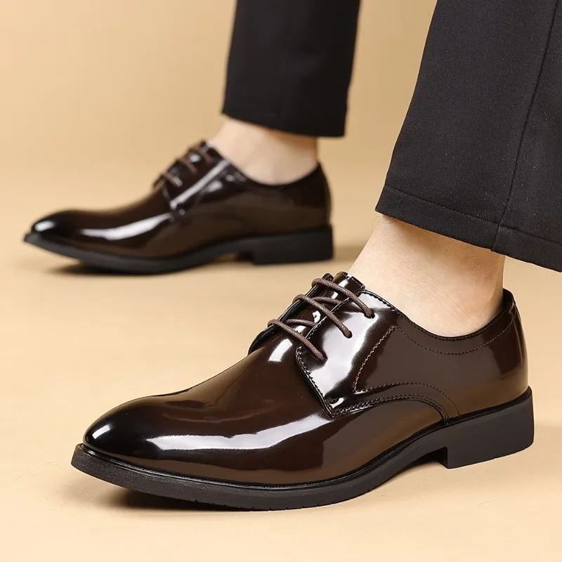 

2026 New Fashionable Versatile Men Shoes Heightening Shoes Spring British Casual Business Flats Casual Comfortable Shoes