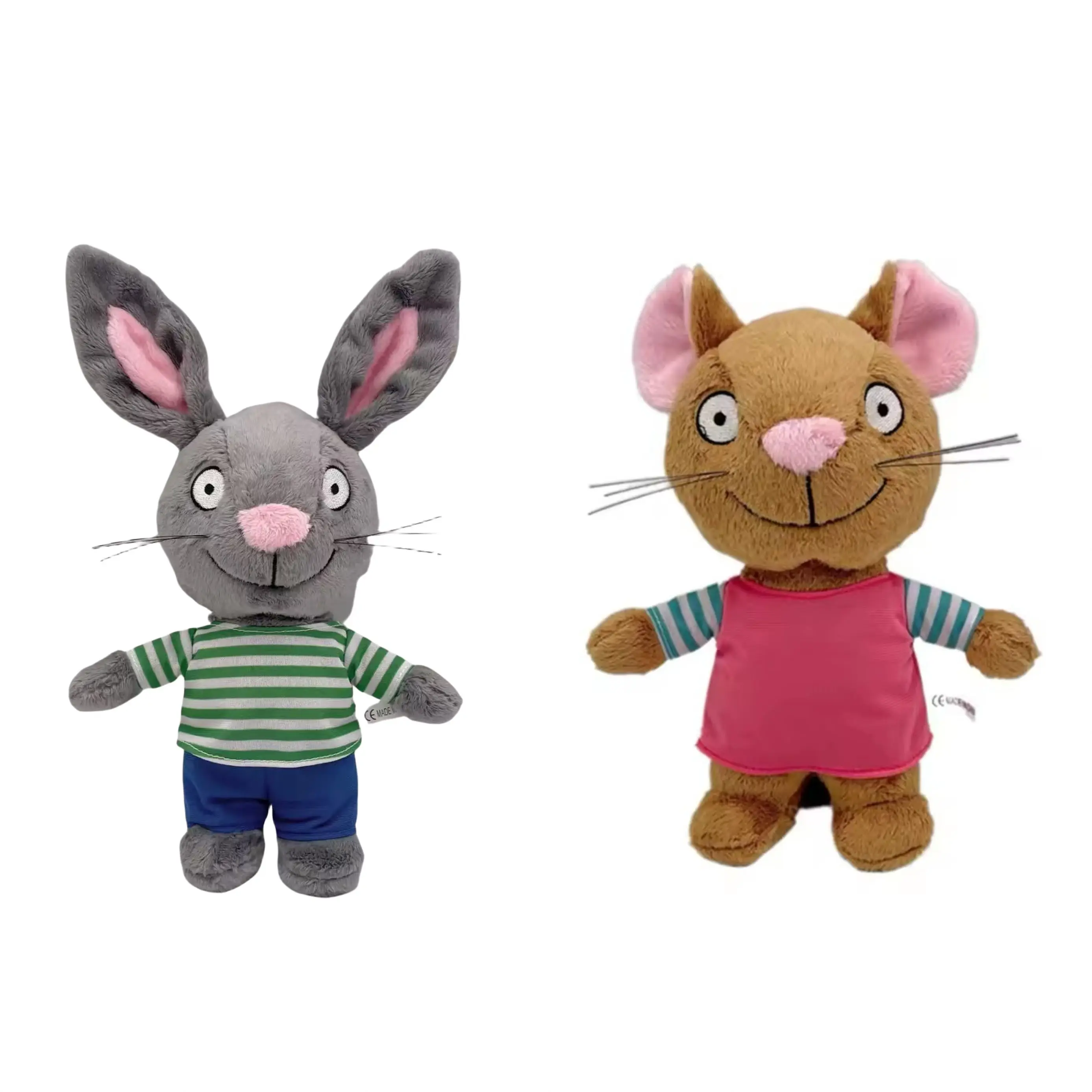 

NEW Hot 30cm pip and posy Plush Toys Soft Stuffed Animal Rabbit Mouse Plushie Dolls Birthday Gift for Kids Boys Girls