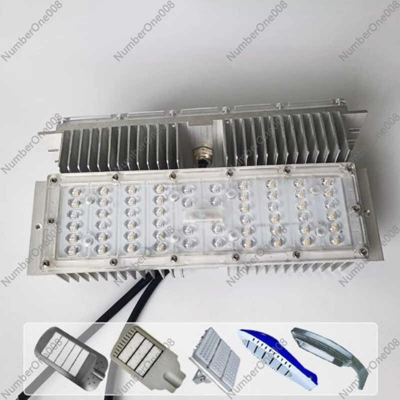 LED panel board with radiator solar light module base plate heat sink photovoltaic lamp DIY outdoor floodlight parts 30w 50w