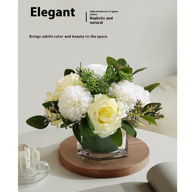 

Natural Simulation Bouquet for Decoration, Floral Table Ornament, Luxury, Highend, Business, Sale Department, Negotiation Table