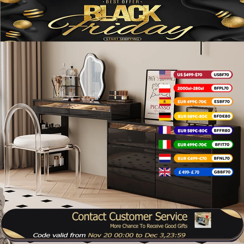 

Современный скандинавский органайзер, туалетный столик, светильники для хранения, ящики, комоды для макияжа для девочек, зеркало для спальни, мебель Penteadeira Quarto