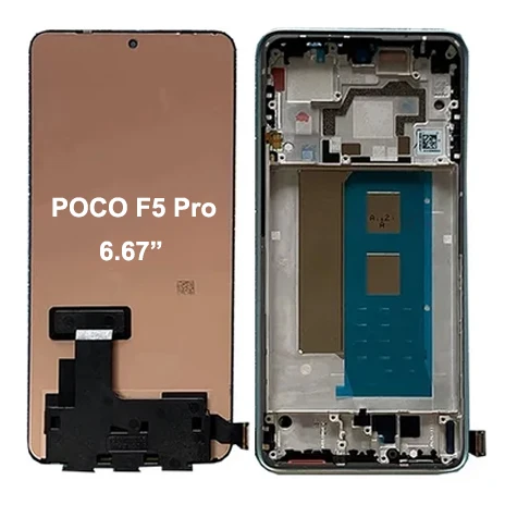 Imagem -03 - Montagem de Display Lcd Touch Digitizer com Moldura Tela para Xiaomi Poco f5 Pro 23049pcd8g 6.67 23049pcd8g