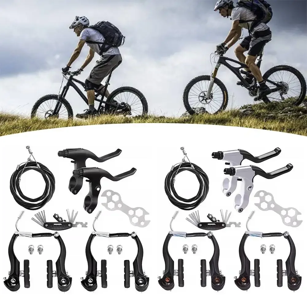 

Bicycle Brake System Bike Brakes For Rugged Trails Adjustable Brake Cables Aluminum Alloy Construction Customizable Fit
