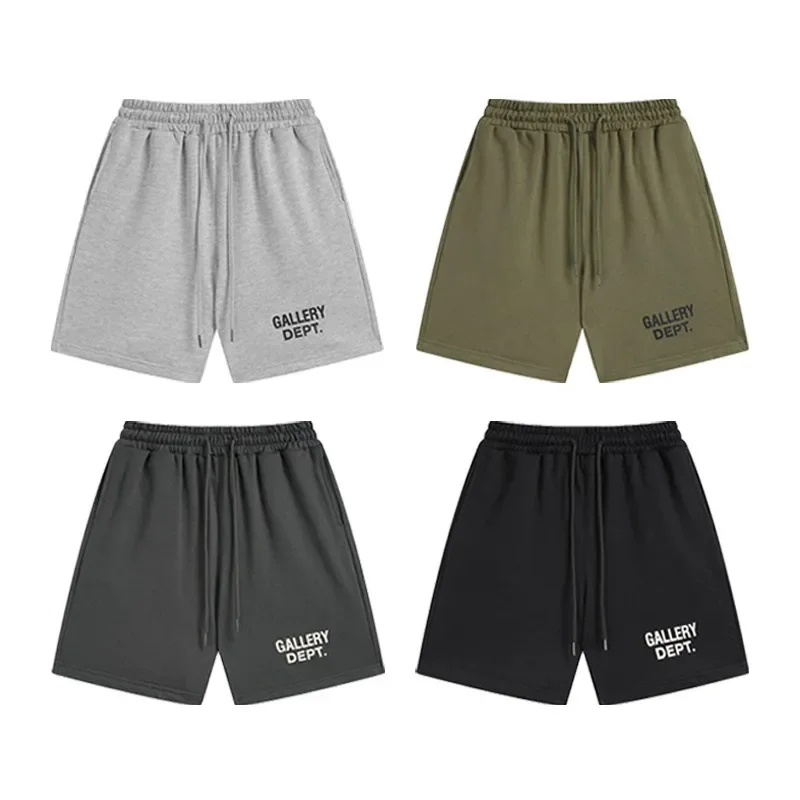GALLERY DEPT Basic letter-printed casual shorts