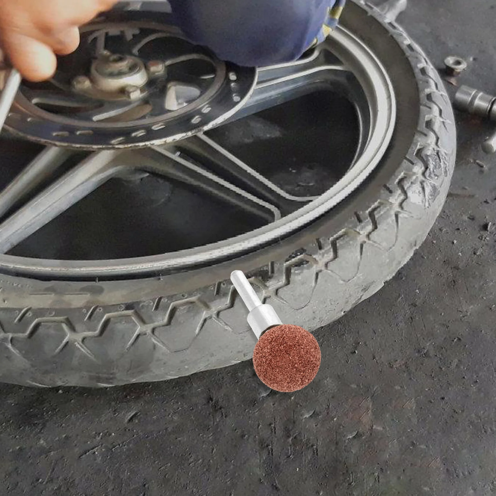 

Small Grinding Head Buffer Wheel Quick Efficient Car Tire Repair Tool Easy Replacement Professional Abrasive Wheel For Auto Tire
