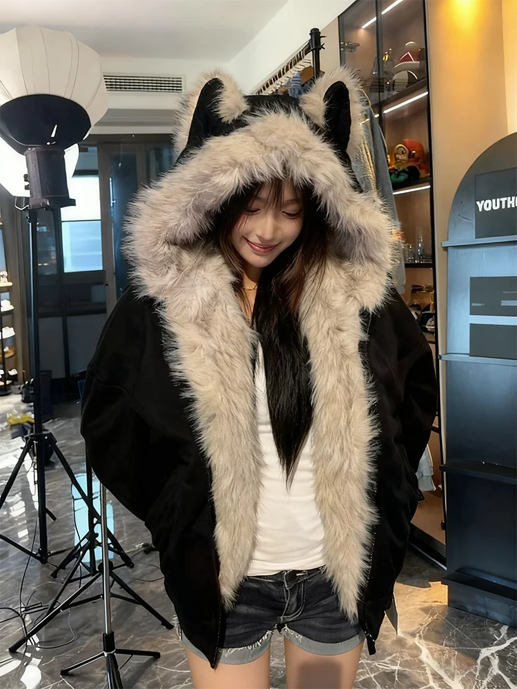 

Утепленное зимнее пальто женское с капюшоном, на хлопковой подкладке, теплая хлопковая одежда, уличный стиль, одежда для пар, простой прямой крой