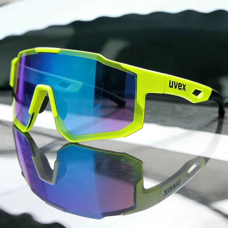 Fahrrad-Sonnenbrille für Herren und Damen, Outdoor-Sport-Radbrille, Mountainbike-Rennbrille mit Etui