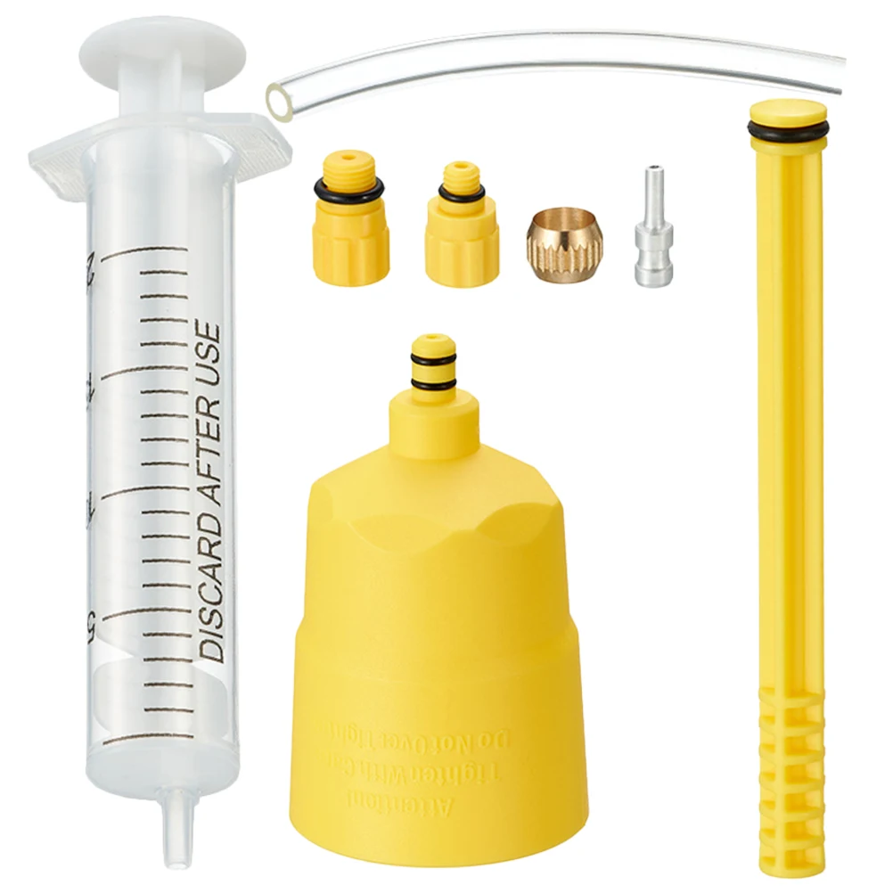 

Bicycle Hydraulic Brake Bleed Tool Oil Filling Accessories Brake Bleeding Hydraulic Disc Bleed Tool Kit Syringe Maintenance