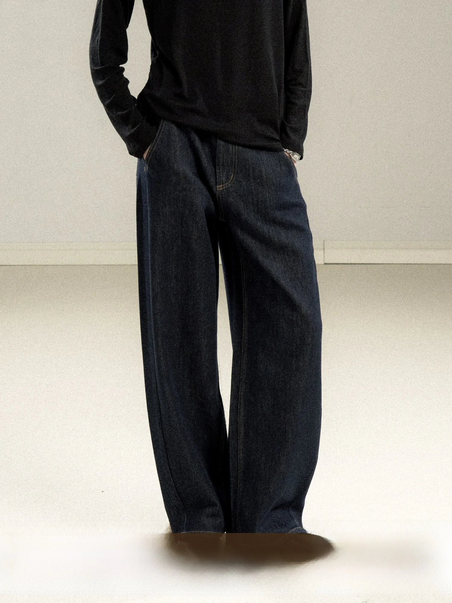 

Женские джинсы с высокой талией и широкими штанинами, свободного кроя, повседневные, для города, из денима Lenzing Eco-Friendly